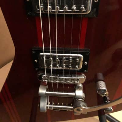 Custom Explorer-Type Electric Guitar LOADED - Gloss Red image 12