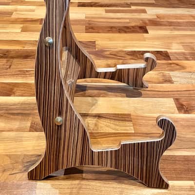 Bulldog Mini Dragon Guitar Stand Zebrano image 2