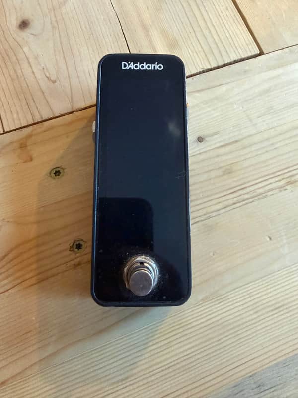 D'Addario PW-CT-23 Chromatic Pedal Tuner Plus 2020 - Present - Black image 1