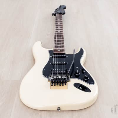 2012 Fender Stratocaster ST62-FR SSH Superstrat Vintage White w/ Floyd Rose, DiMarzio & Duncan, Japan MIJ image 11