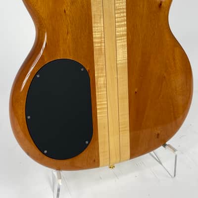 1998 Alembic Stanley Clarke Signature Standard Bass Natural Flame Walnut Short Scale image 13