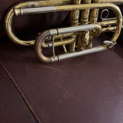 Buescher Custom Built Aristocrat (1955)(Model 264) Bb cornet SN 348477 (rare) image 12