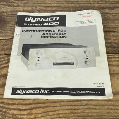 Dynaco Stereo 400 power amplifier Tested with original box image 11
