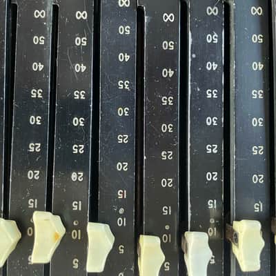 API 475-2 8 Faders Group Master Faders 1960's or 70's - Black image 4