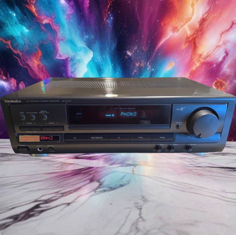 Technics Model SA-EX110 AV Control Stereo Receiver Serviced Works Great V Rare🎶