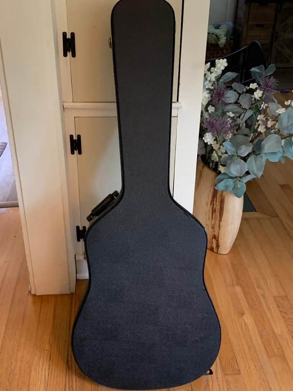 Martin Dreadnought Hardshell Case 2020s - Black with Green Interior image 1