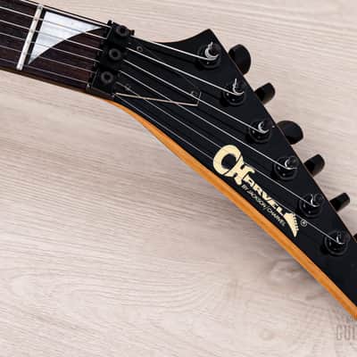 1990 Charvel by Jackson Dinky Arched-Top DKA-115-HSH See-Through Brown w/ Floyd Rose image 3