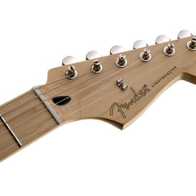 Fender Jimmie Vaughan Tex-Mex Strat Electric Guitar Maple FB, Olympic White image 13