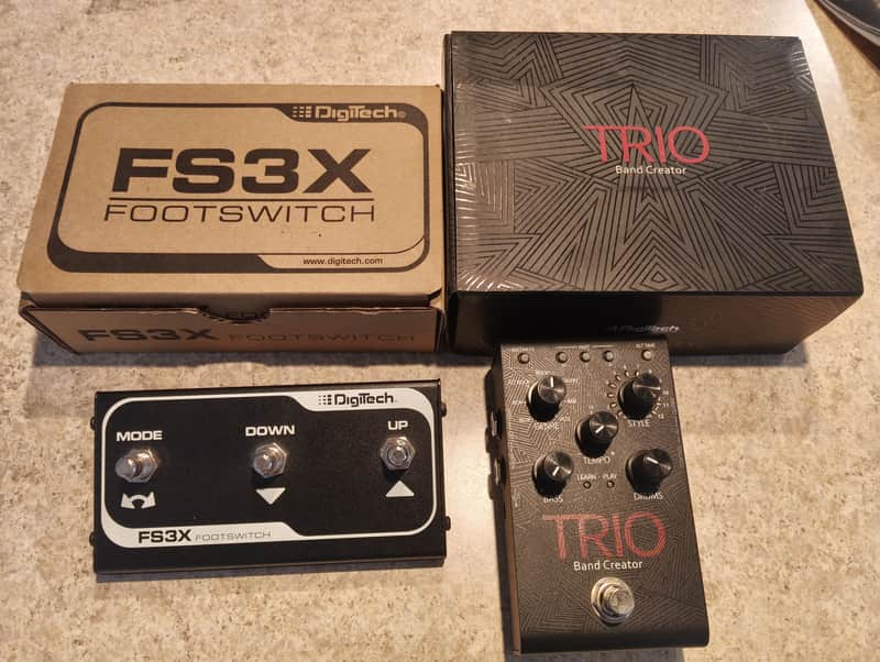 DigiTech TRIO Band Creator with FS3X 3-Button Footswitch 2015 - 2019 - Grey