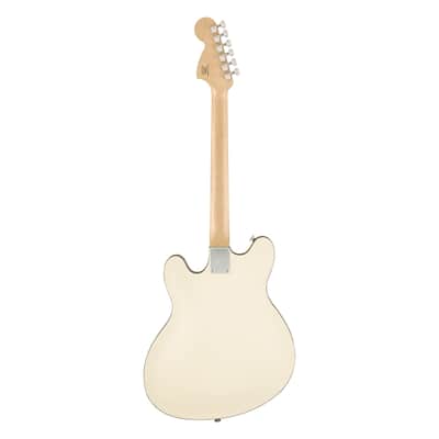 Squier Affinity Starcaster Deluxe OWT Olympic White - Electric Guitar imagen 2