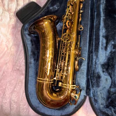 P. Mauriat PMXA-67R Series Professional Alto Saxophone Cognac Lacquer image 1
