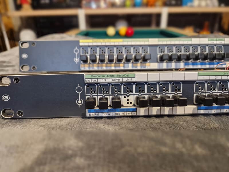 2x Ghielmetti ASF 1x24 AV Econom Patchbays – Excellent Condition image 1
