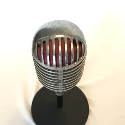 Rare Vintage 1940’s Shure Model 55CV "Fat Boy” Unidyne Microphone with Stand - “Elvis Mic”. image 7