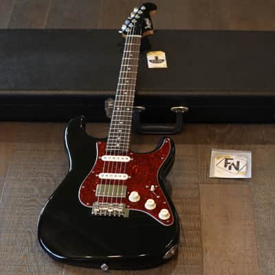 Iconic Guitars Custom Solana Vintage Modern S-Style Guitar Aged Black Relic + OHSC image 1