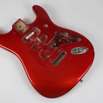 2002 Vintage Fender Stratocaster American Standard Crimson Red BODY USA image 9