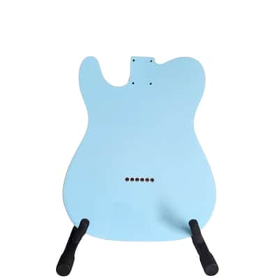 Telecaster Body, Sonic Blue and double binding, 3-piece Alder image 2
