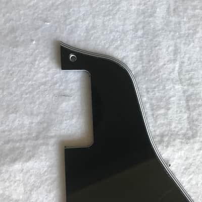 Fits Gibson ES-335 Guitar pickguard Scratch Plate Short , 5 Ply Black image 2