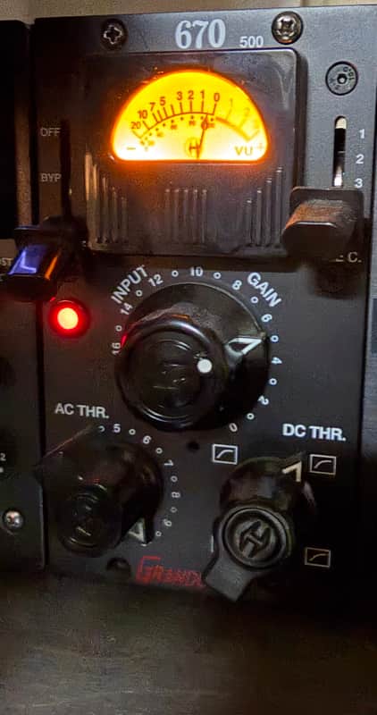 Heritage Audio Grandchild 670 500 Series Compressor Module 2023 - Present - Black image 1