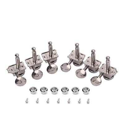 6 Inline Vintage Guitar Locking Tuners Tuning Pegs Keys Machine Heads Replacement for ST TL Style Electric Guitar (Right Hand) image 3
