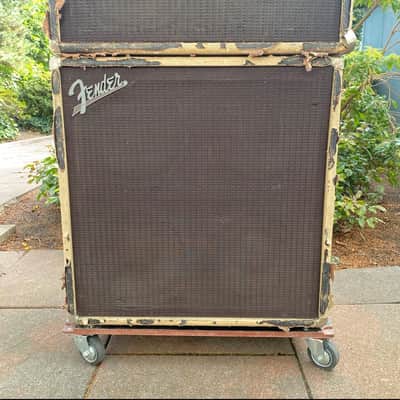 Fender Fender Rumble Bass Custom Shop blond FULLSTACK EX - ROD ( die Ärzte ) - weiss image 2