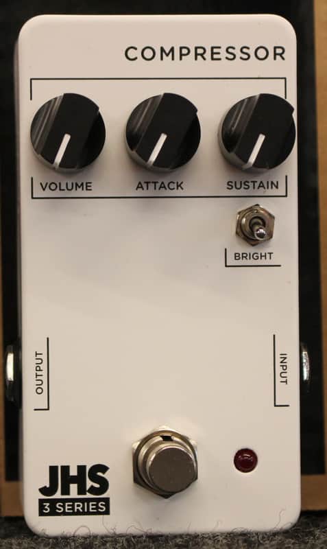 JHS Pedals 3 Series Compressor Effects Pedal White w/Box image 1