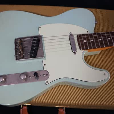 Angry Angus Guitars Testy in Sonic Blue Tele T-Style Guitar USA made image 7