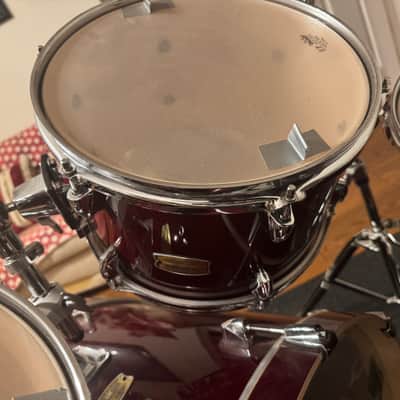 Yamaha 5 piece stage set 2024 - Cranberry red birch image 10