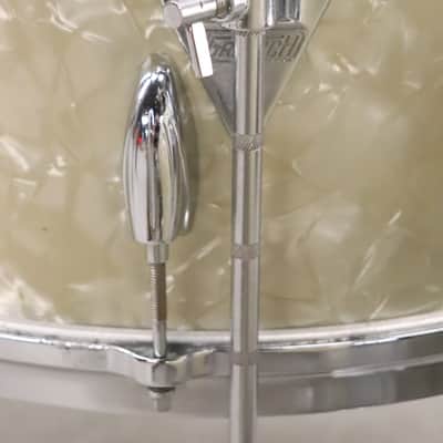 Gretsch Round Badge White Pearl 3pc Drum Kit Set Vintage 1960's image 11