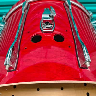 ⚡Pearl BLX All Birch 22"X14" Gong Bass Drum - Red* New Head*⚡ image 15