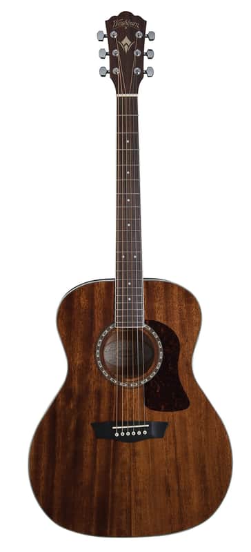 Washburn Heritage 10 Series Grand Auditorium Acoustic Guitar, Natural (HG12S-O-U) image 1