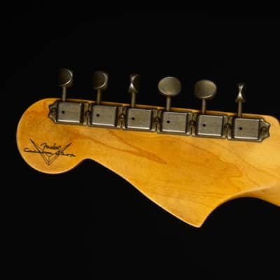 Fender 1962 Jazzmaster Custom Shop Journeyman Relic - Burgundy Mist Metallic Matching Head image 5