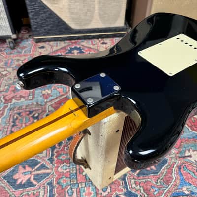Fender 1957 Vintage Reissue Stratocaster ST-57 Black Texas Specials - 1993 image 11