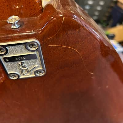1970's Ovation Breadwinner Brown Mahogany Electric Guitar image 13