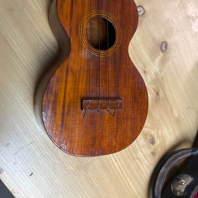 Unbranded Soprano Ukulele 1920’s - Natural Koa image 3