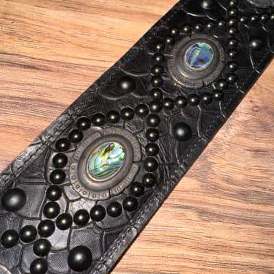 Carlino Orianthi model abalone black scale leather 2025 - Black image 7