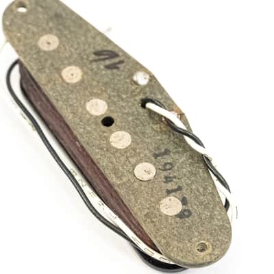 1979 Fender Stratocaster Pickup – Grey Bottom – Vintage Late 1970s 7.35K Output image 3