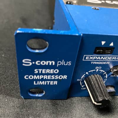 Samson S-Com Plus S Class Stereo Compressor/Limiter 2010s - Blue - With Box image 3