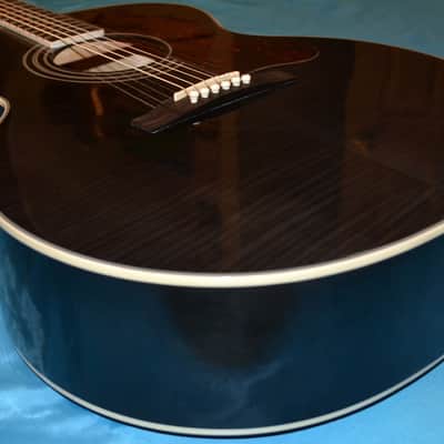 Epiphone EJ-200 Artist Acoustic w/ Case Transparent Black image 3