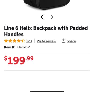 Line 6 Helix Backpack 2010s - Black image 1