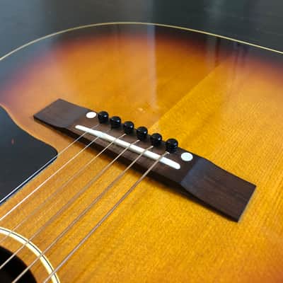 1960 Gibson LG-2 Sunburst vintage X-bracing image 10