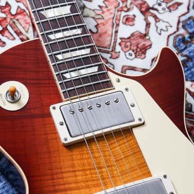 GIBSON USA Custom Shop 60th Anniversary '60 Les Paul Standard Reissue V2 "Tomato Soup Burst" (2022) image 7