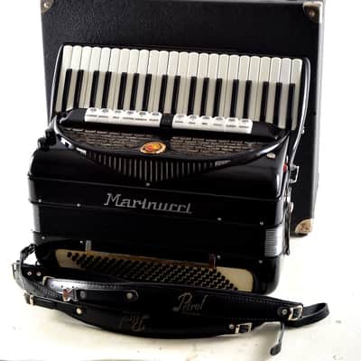 Immagine Rare, Top Italian Made Accordion Marinucci Super Mod 975 - 120 bass, 20 switches + Case & New Straps - Certificate -Video - 2