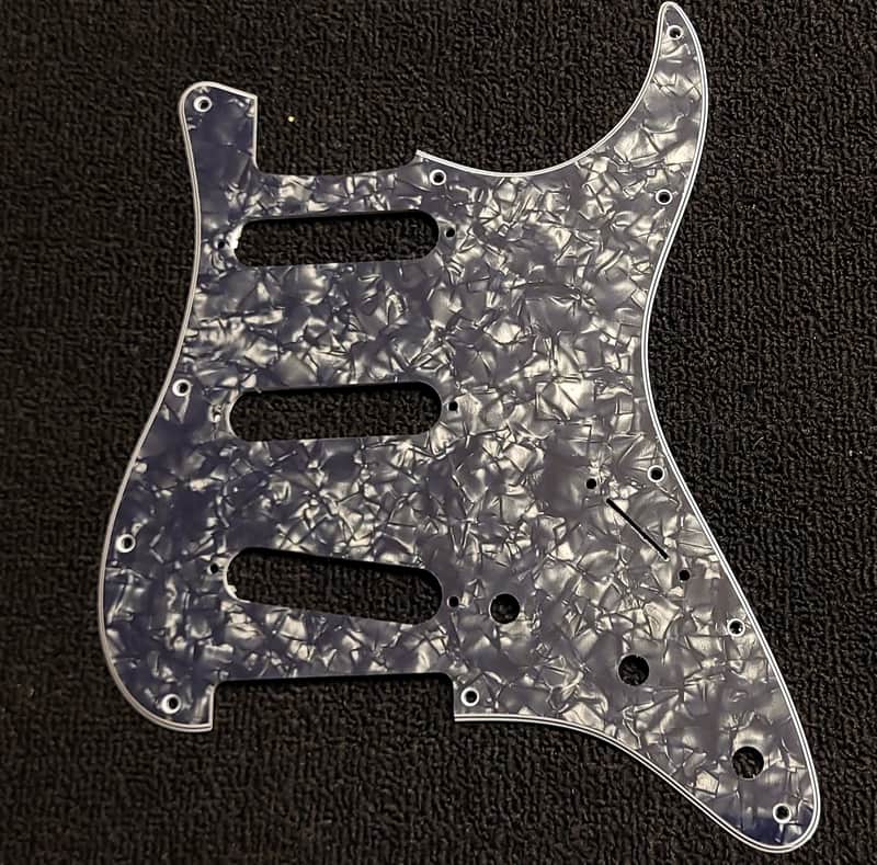 Budreau Guitars Pickguard for Fender Stratocaster  (SSS) Black Pearloid image 1