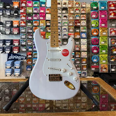 Squier FSR Classic Vibe '50s Stratocaster White Blonde with Gold Hardware image 1