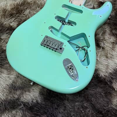 2010 Fender Custom Shop Stratocaster Loaded Body - Aged Sea Foam Green image 3