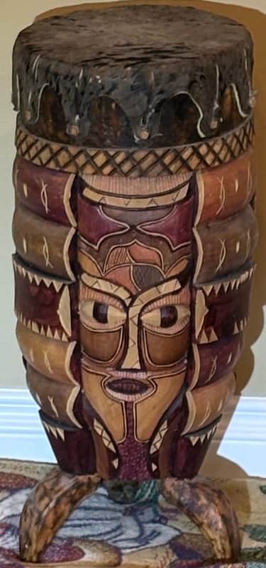 Beautiful Genuine African Handcrafted Drum Percussion Instrument image 1