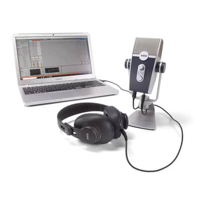 Mint AKG Podcaster Essentials Toolkit w/ Lyra USB Microphone & K371 Headphones image 2