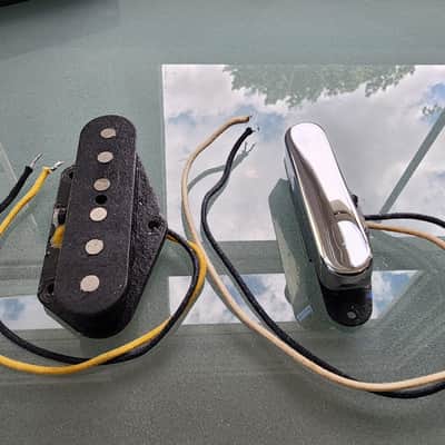 Fender 099-2109-000 Custom Shop ’51 Nocaster Pickup Set 2010s - Chrome / Black image 3