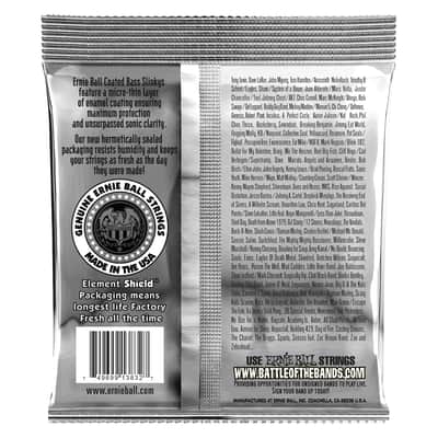 Ernie Ball 3832 Regular Slinky Coated 50-105 image 2