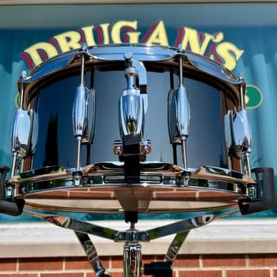 Gretsch Black Nickel Over Steel 6.5x14 Snare Drum S1-6514-BNS image 3